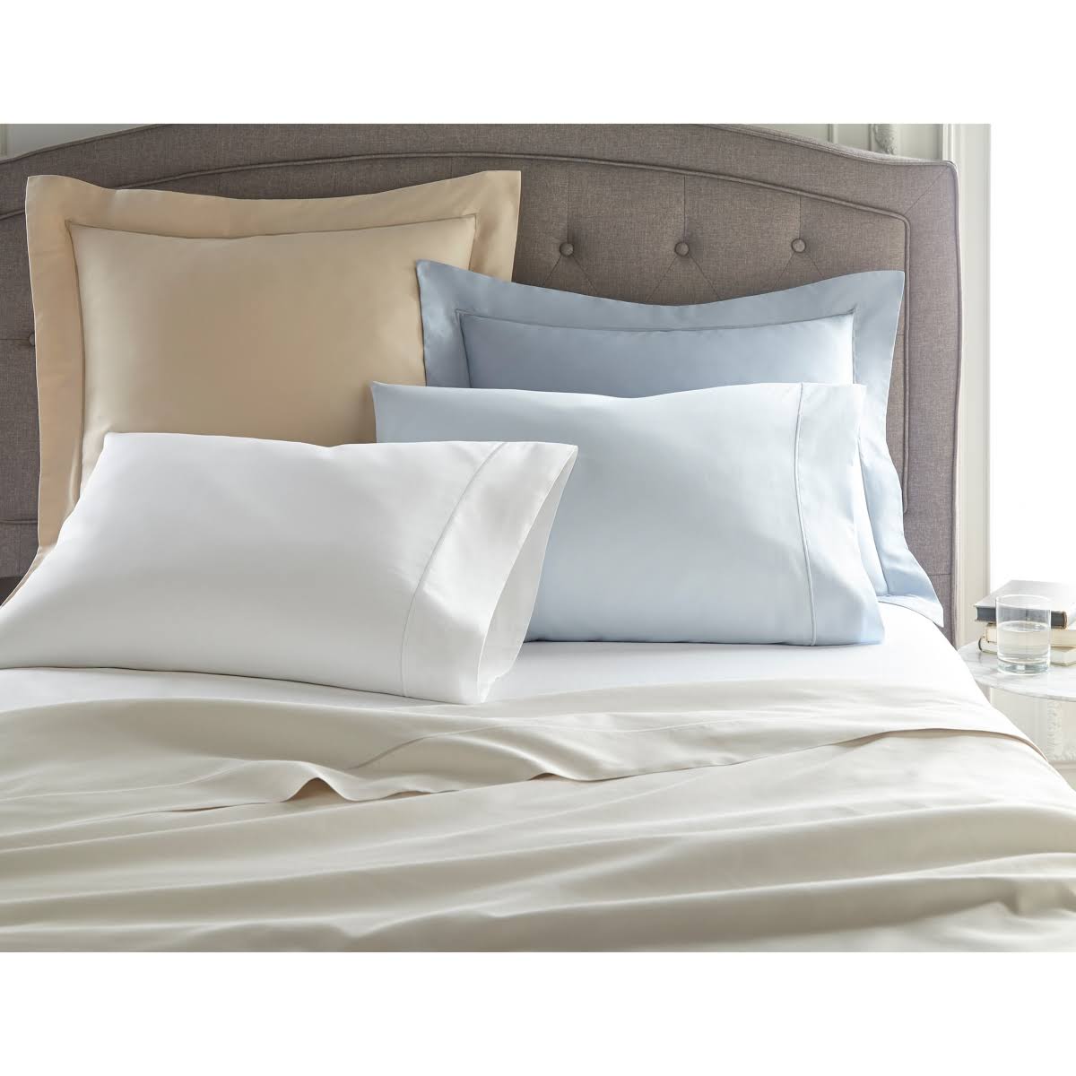 Ivory Fitted Sheet Queen R4789