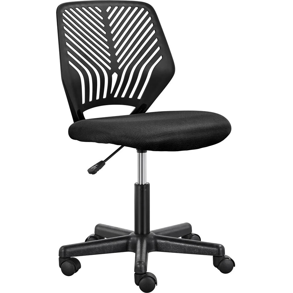 Purple Adjustable Armless Swivel Office Chair J89649