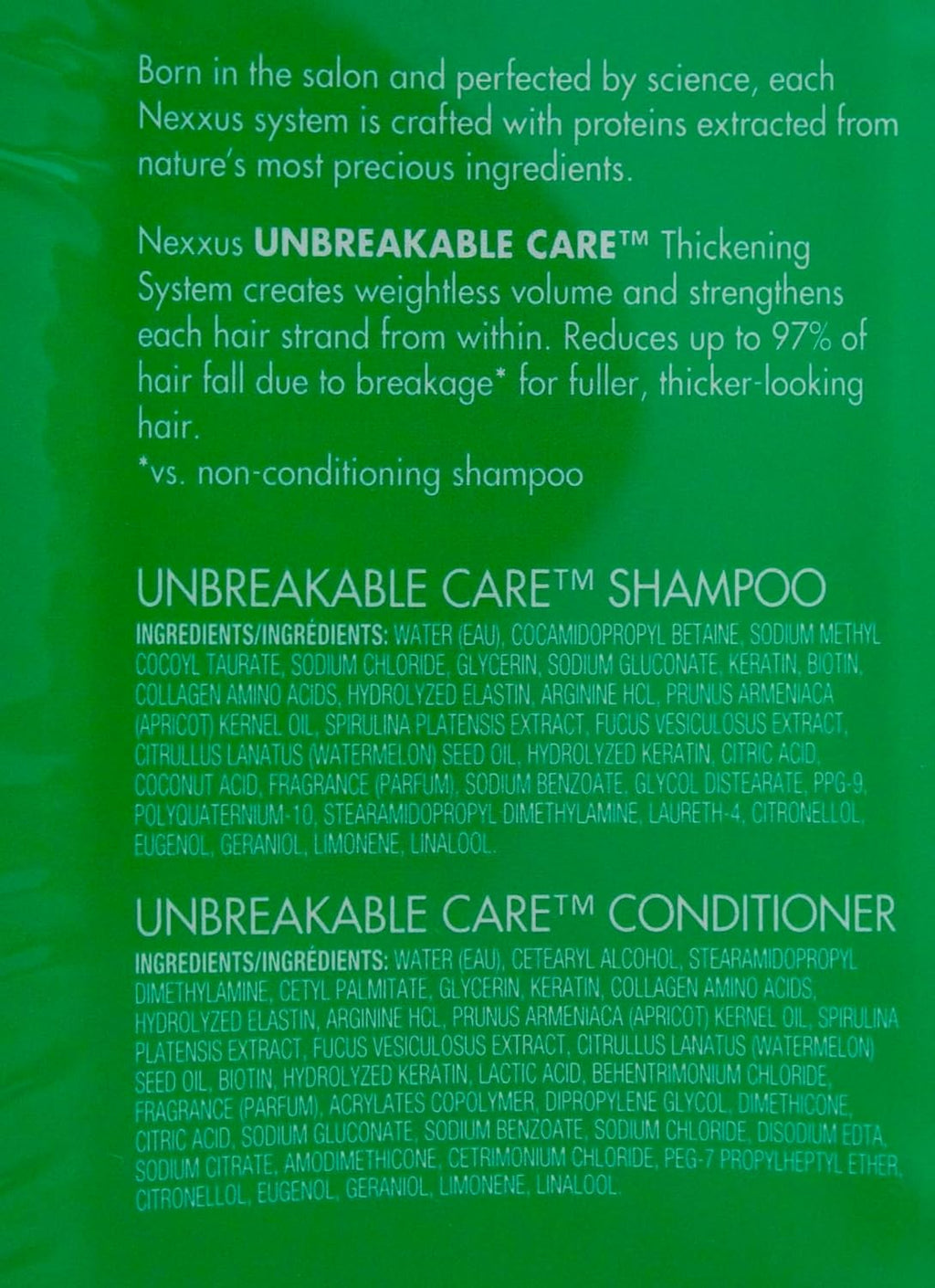 32 FL OZ Anti-Breakage Shampoo and Conditioner O745