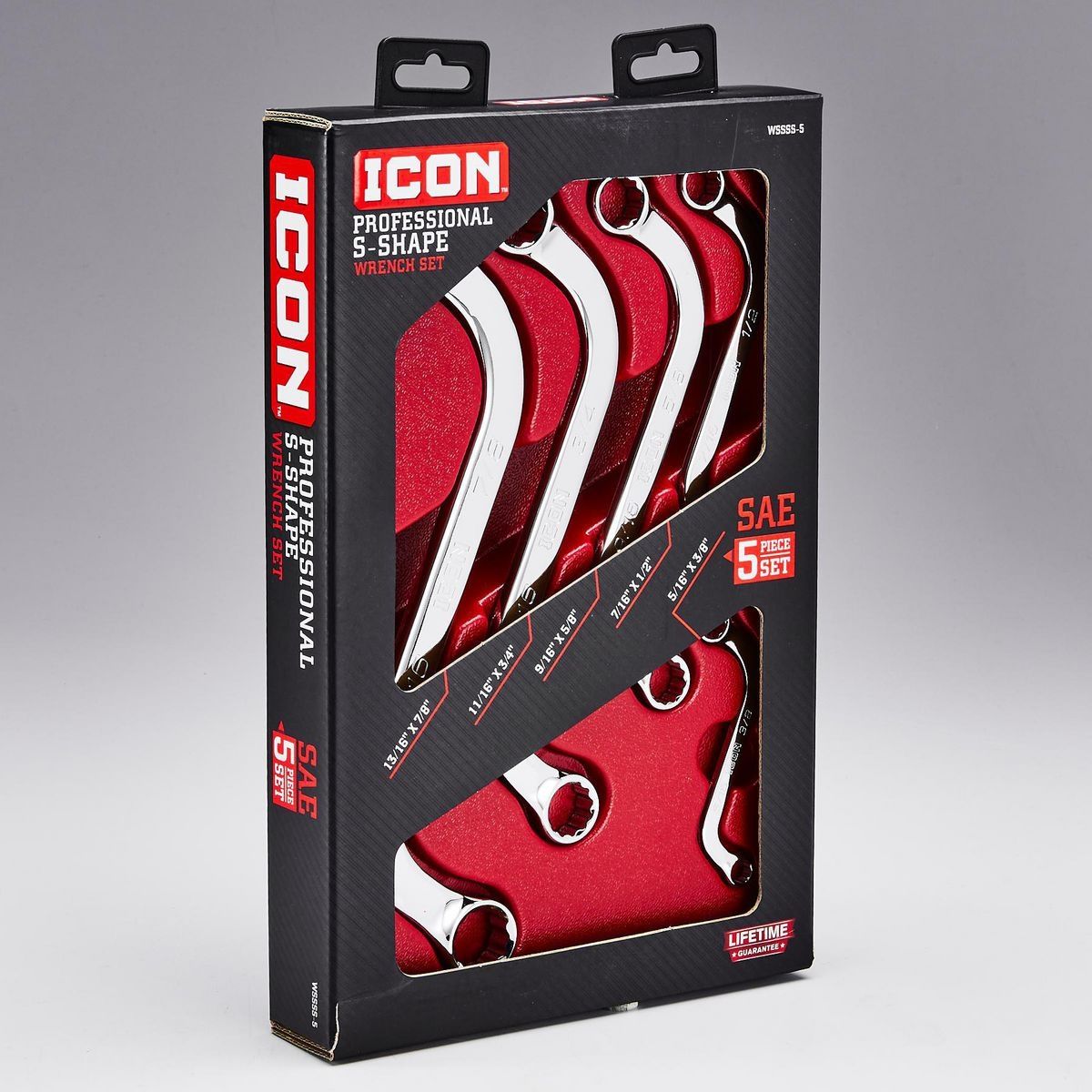 S-Shaped SAE Wrench Set, 5 Piece K309