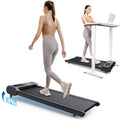 2 in 1 Under Desk Treadmill with Remote Control Q786
