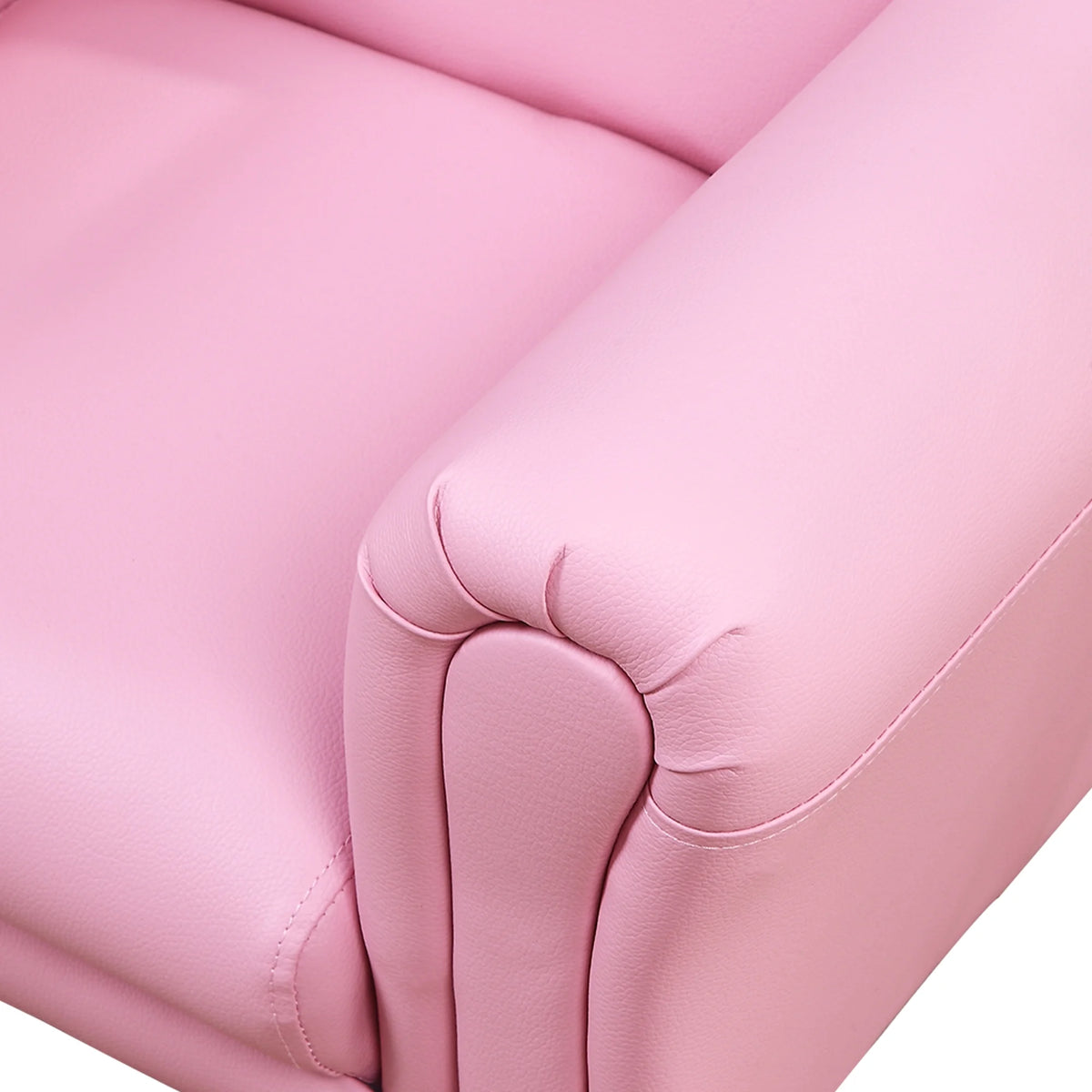 Pink Kids Sofa Chair with Ottoman P746100