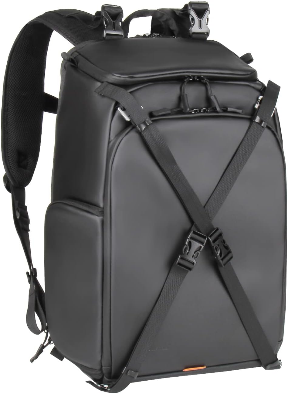 Waterproof Medium Camera Bag Backpack with Laptop Compartment and Rain Cover I54565