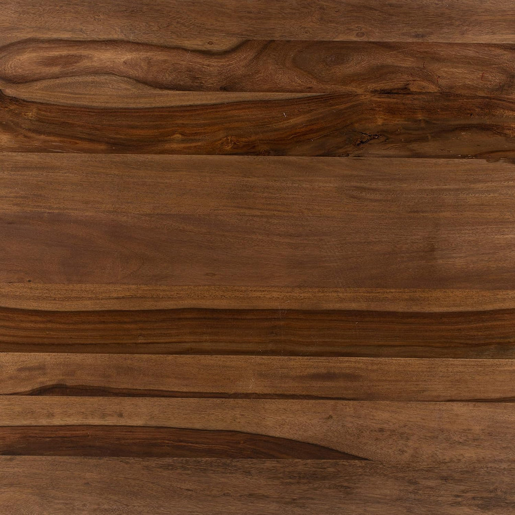 Walnut and Brass Dining Table A557