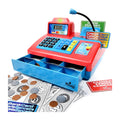 Talking Cash Register Kit with Play Money and Store Set in Red Toy L308
