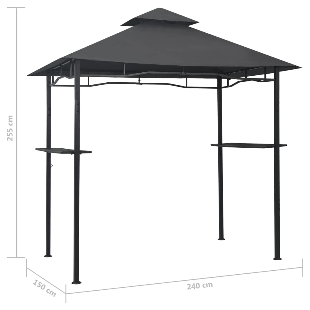 Anthracite Steel Canopy Tent B70815
