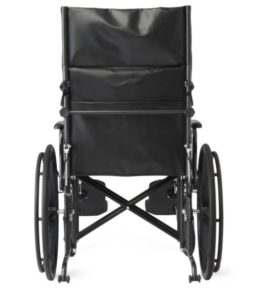 24 Inch Reclining Wheelchair with Elevating Leg Rests X76233