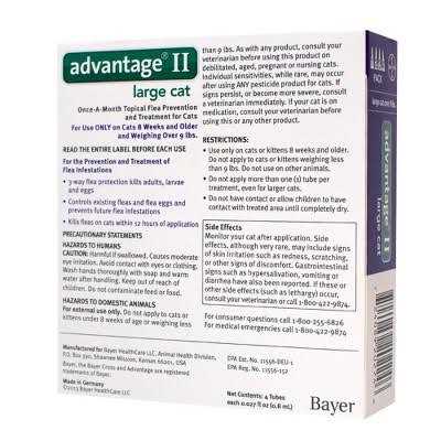 Advantage II Flea Treatment Cats G413
