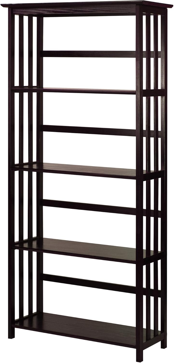 5-Shelf Bookcase, Walnut X701