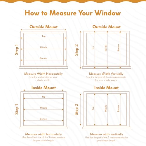 Cordless Bamboo Roman Shades - Driftwood - 28.5 in. W x 64 in. L A826388
