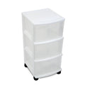 3-Drawer Cart White X660827