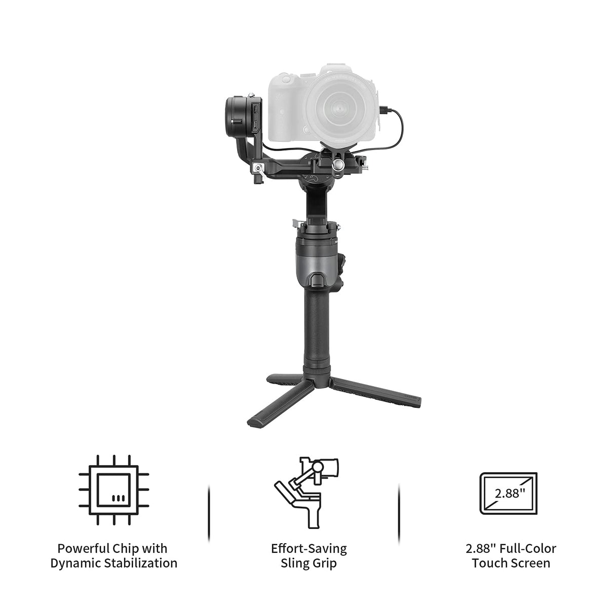 3-Axis Gimbal Stabilizer for DSLR and Mirrorless Camera V614