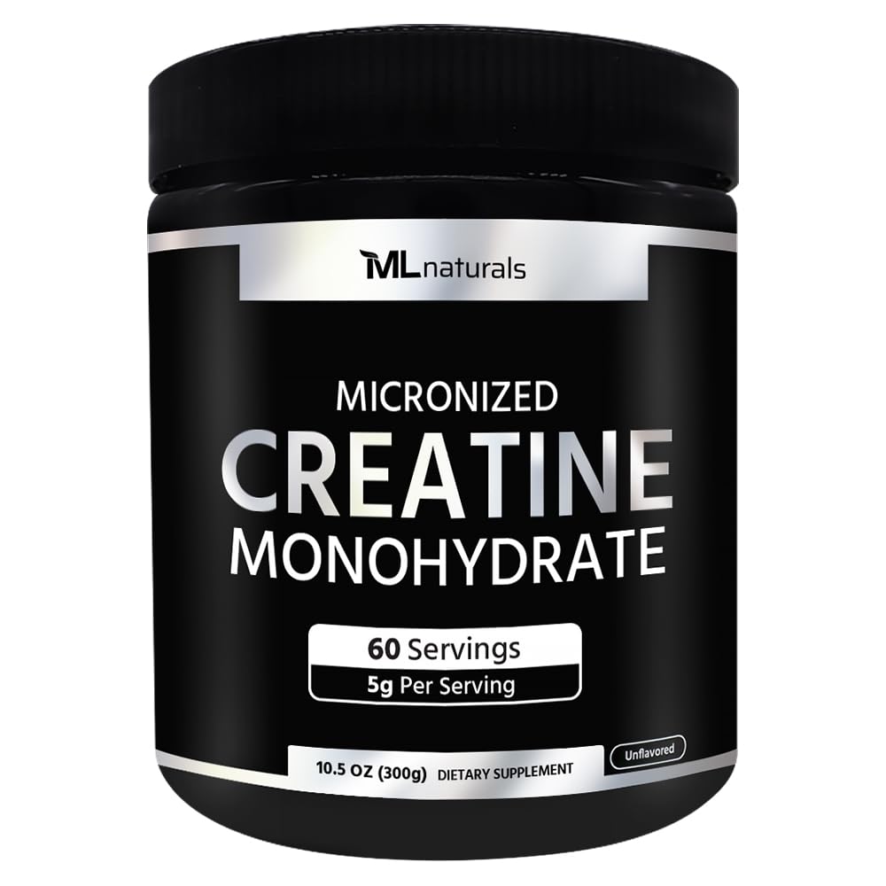 Micronized Creatine Monohydrate 5g 300g 60 Servings Pure Powder N8348
