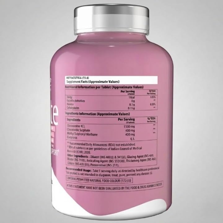 1500mg Glucosamine 400mg Chondroitin 400mg MSM 60 Tablets N430