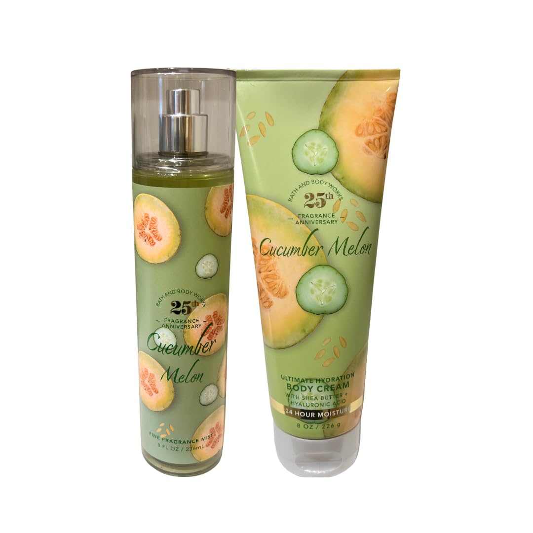 Cucumber Melon Fine Fragrance Mist and Body Cream K6772