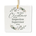Ceramic 3-inch Square Ornament N3376