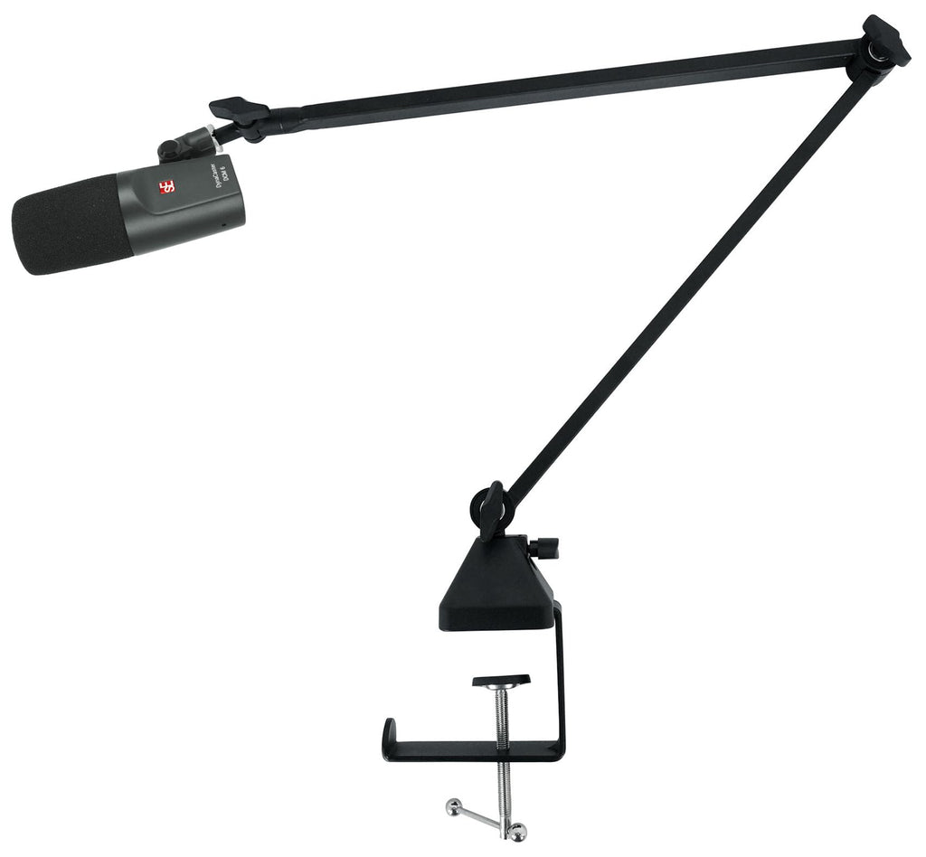 Front-Addressed Broadcast Podcast Microphone with Boom Arm and Desk Clamp P745