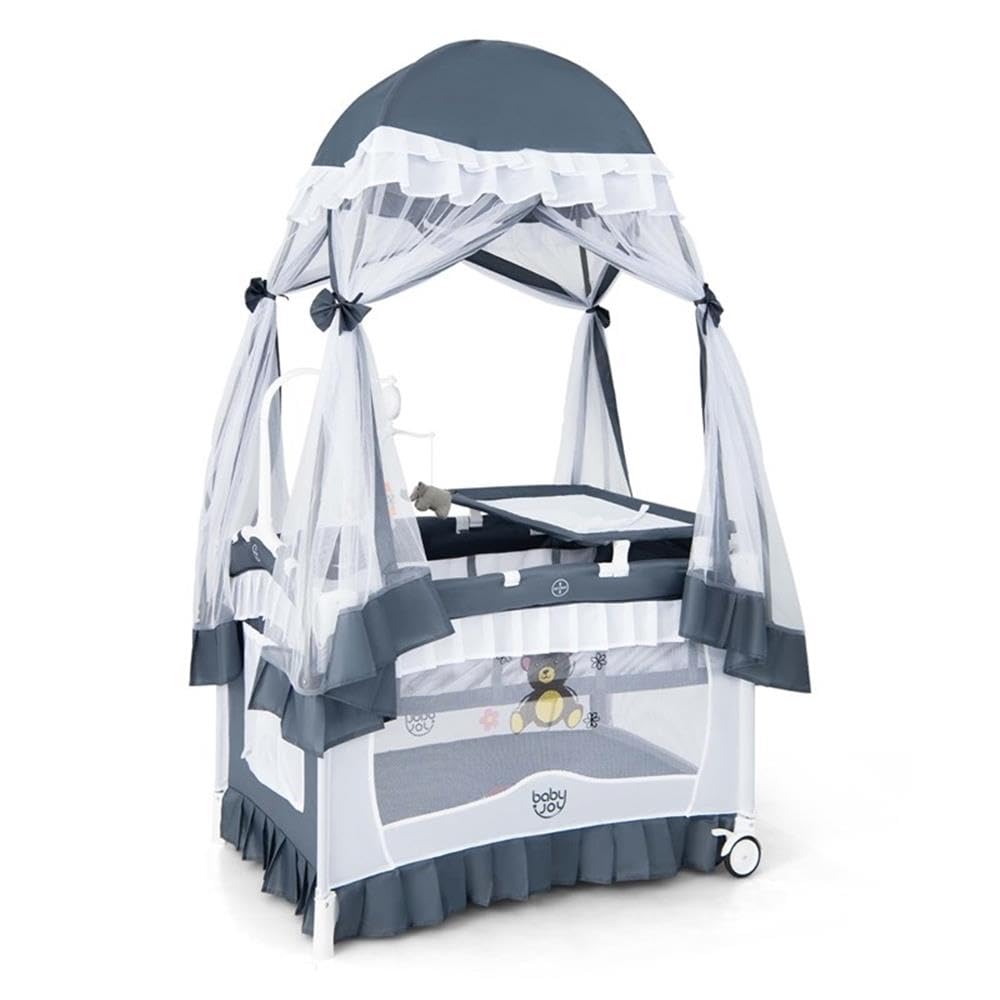 Portable Baby Crib with Bassinet and Changing Table P181358