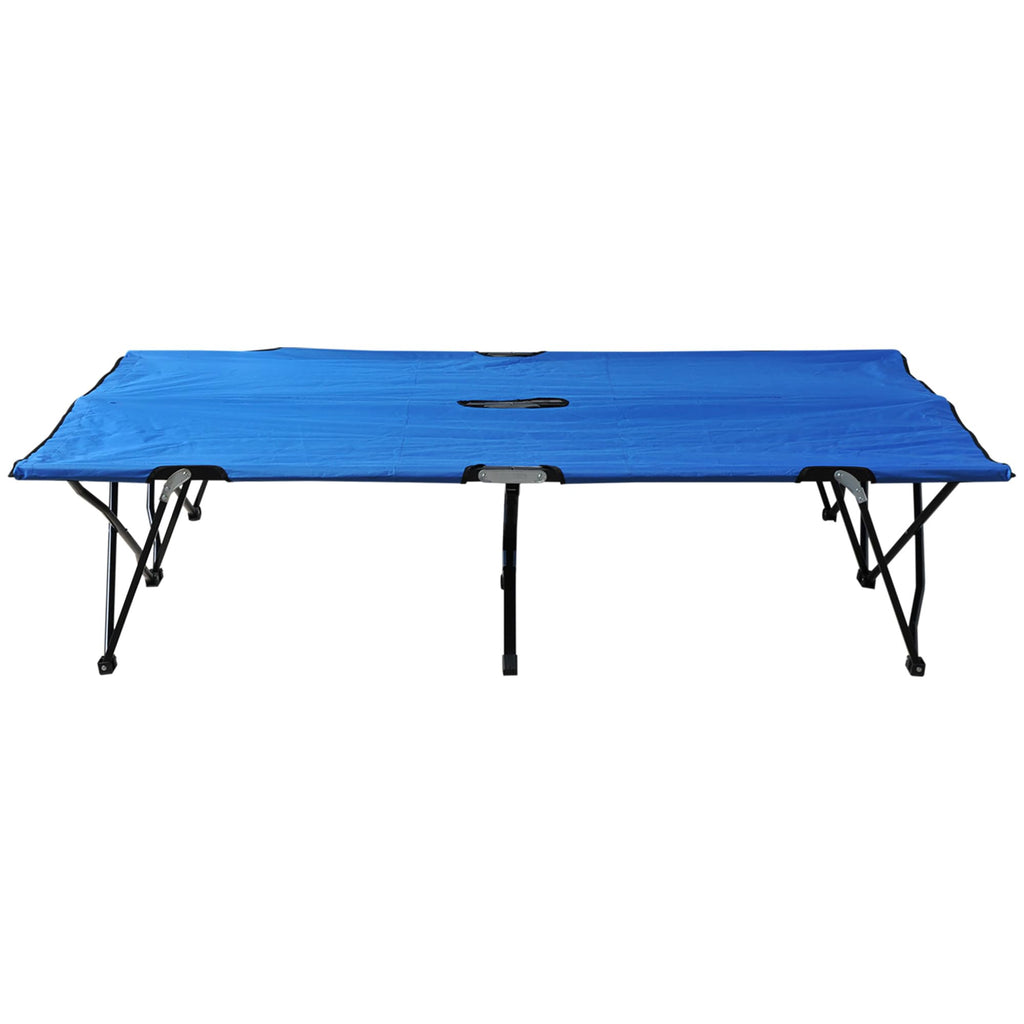 2 Person Folding Camping Cot with Carry Bag A47923