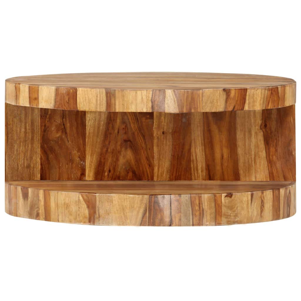 Round Coffee Table Solid Sheesham Wood K91463