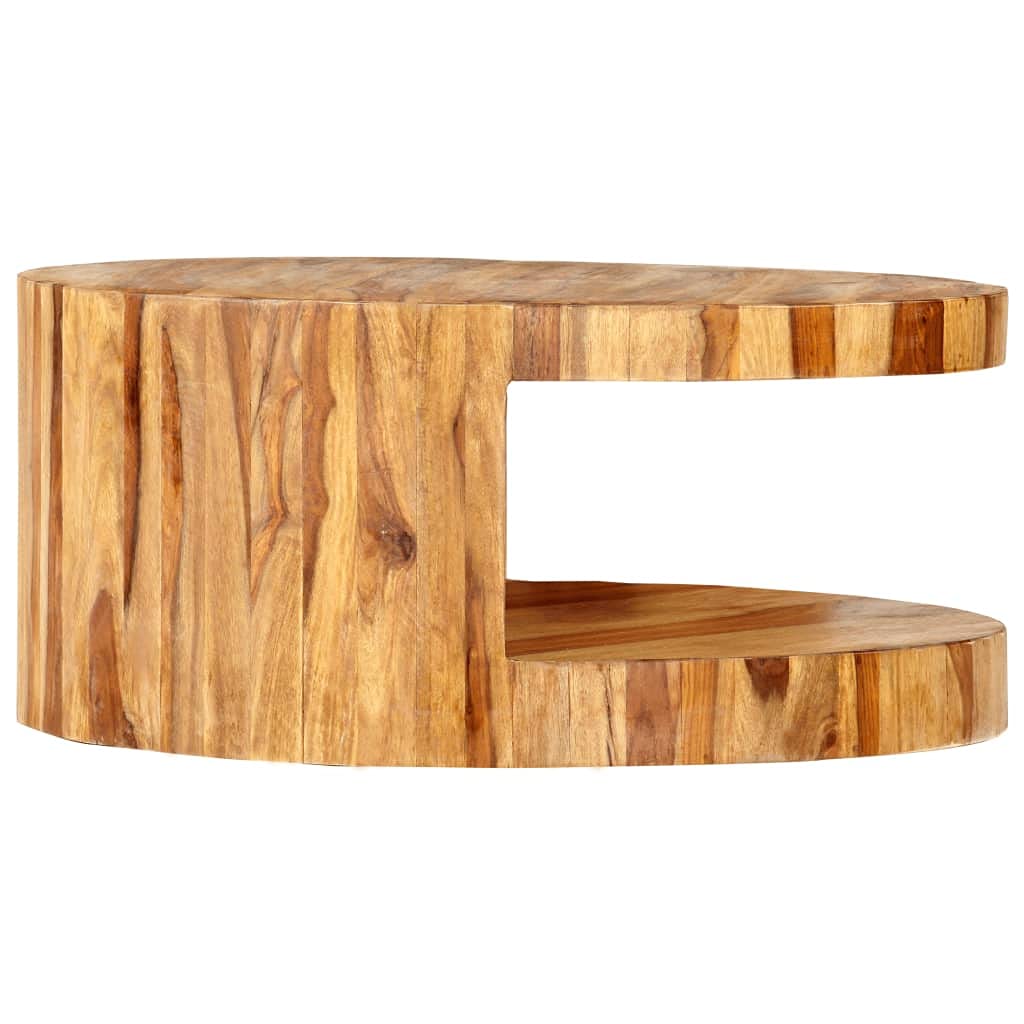 Round Coffee Table Solid Sheesham Wood K91463