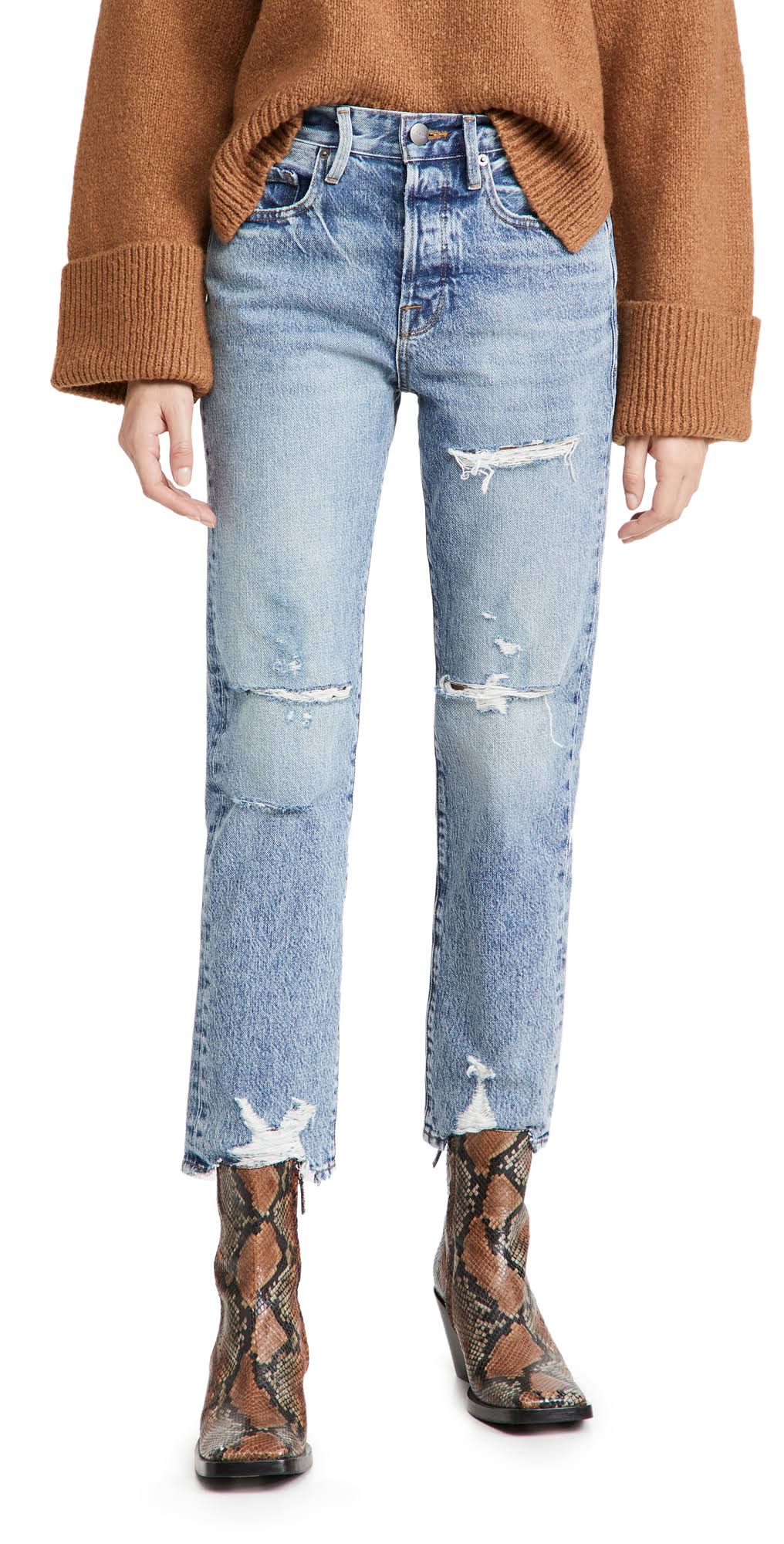 Cascade Blue Rips Size 27 Jeans E195719