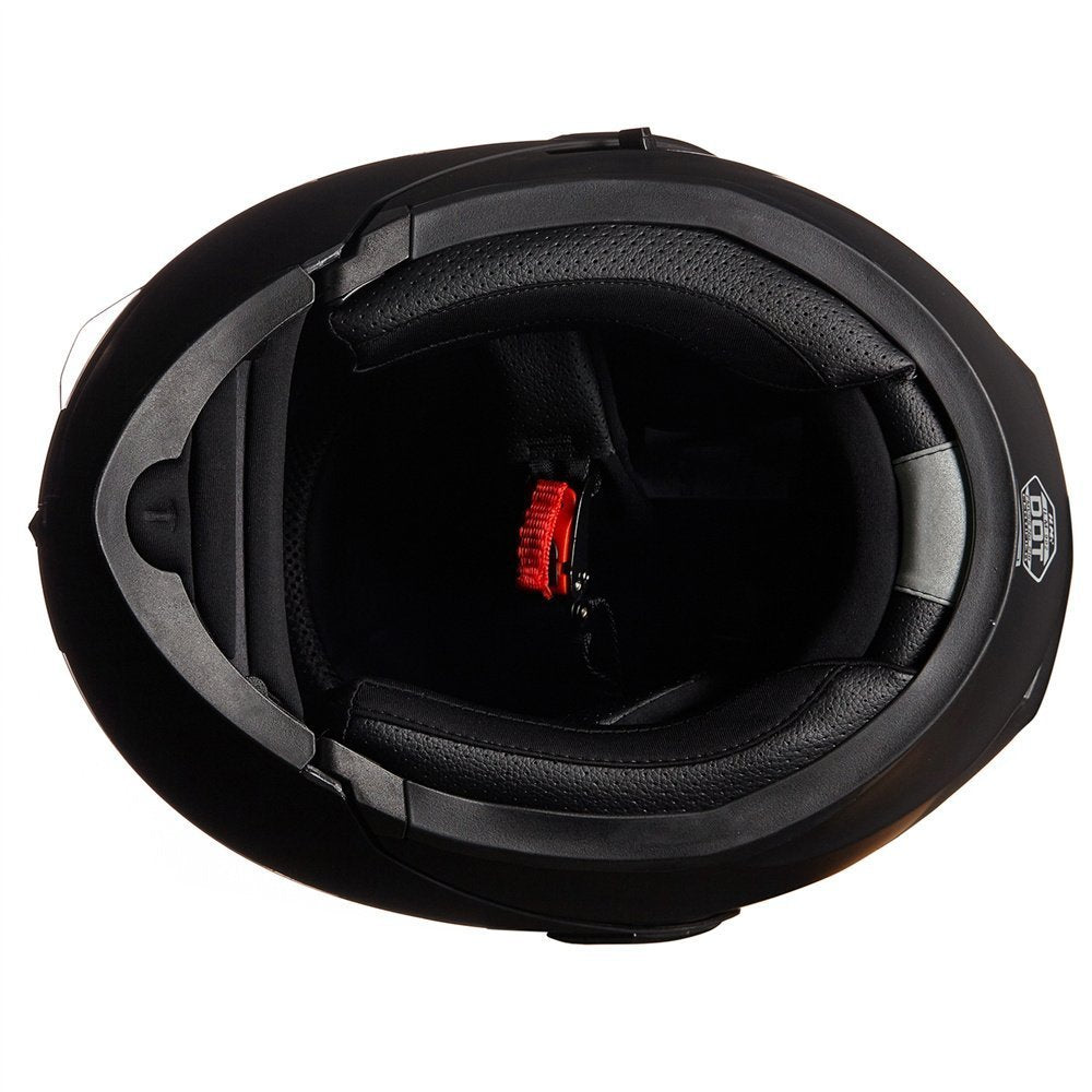 Motorcycle Dual Visor Flip up Modular Full Face Helmet DOT A883
