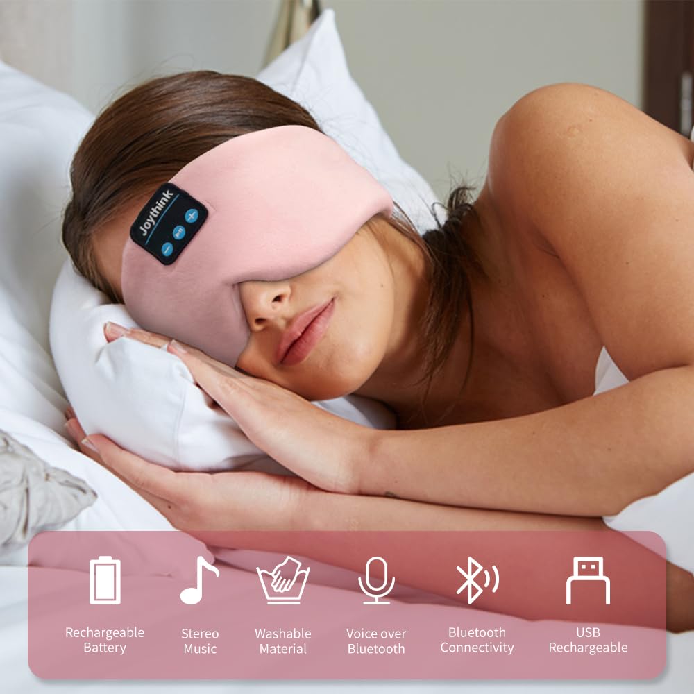 Silk Bluetooth Sleep Mask Headband Earphones E325