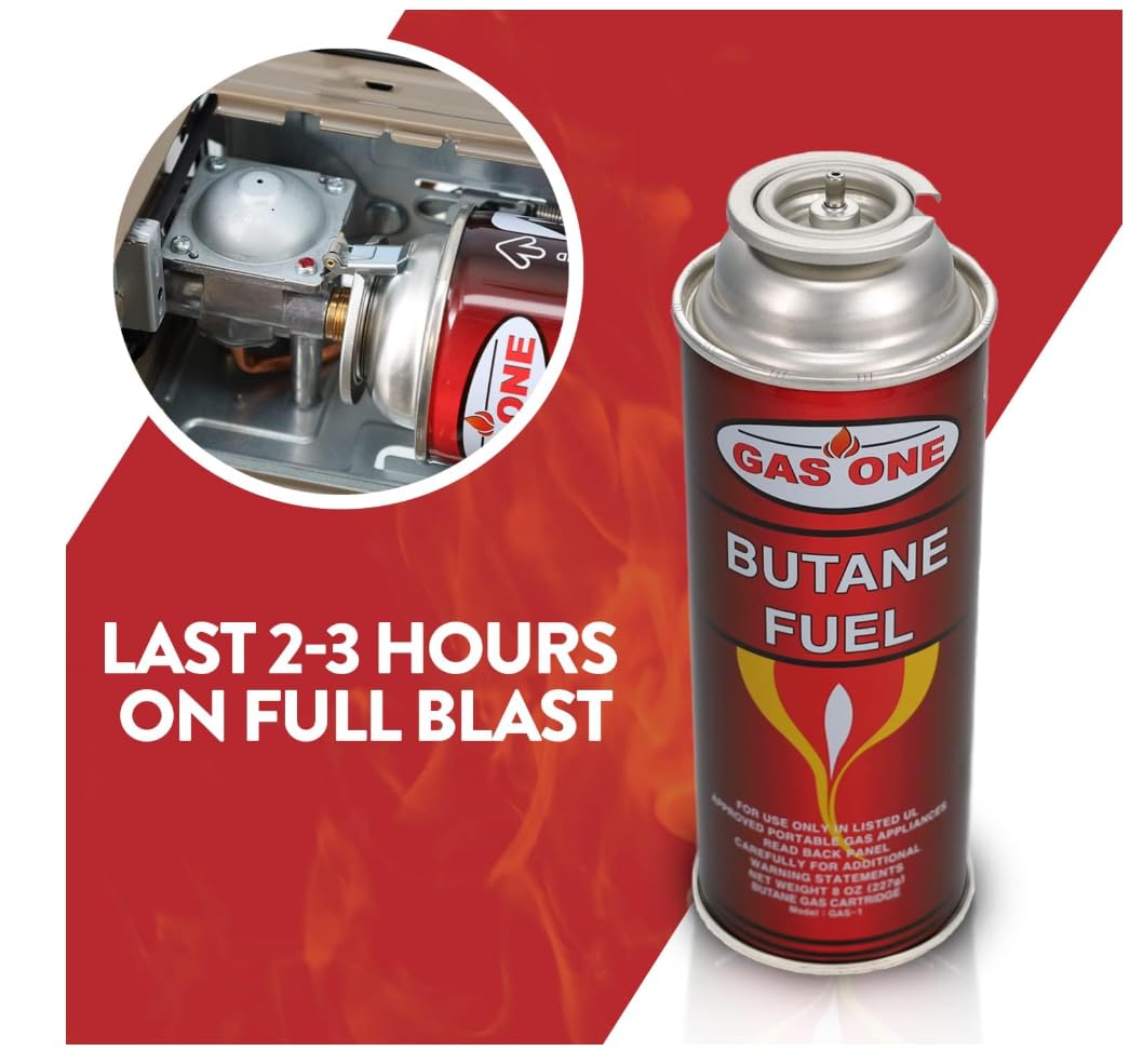 Butane Fuel Canisters 12 Count W814257