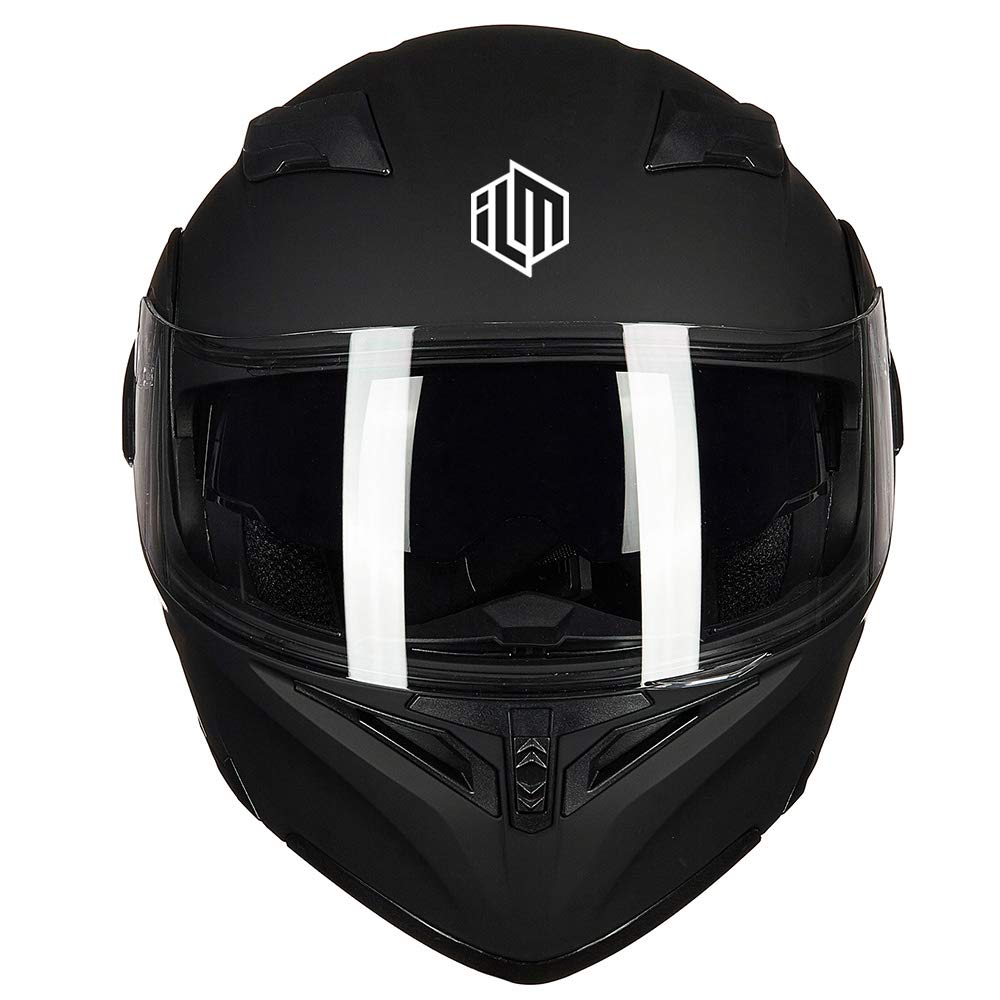 Motorcycle Dual Visor Flip up Modular Full Face Helmet DOT A883