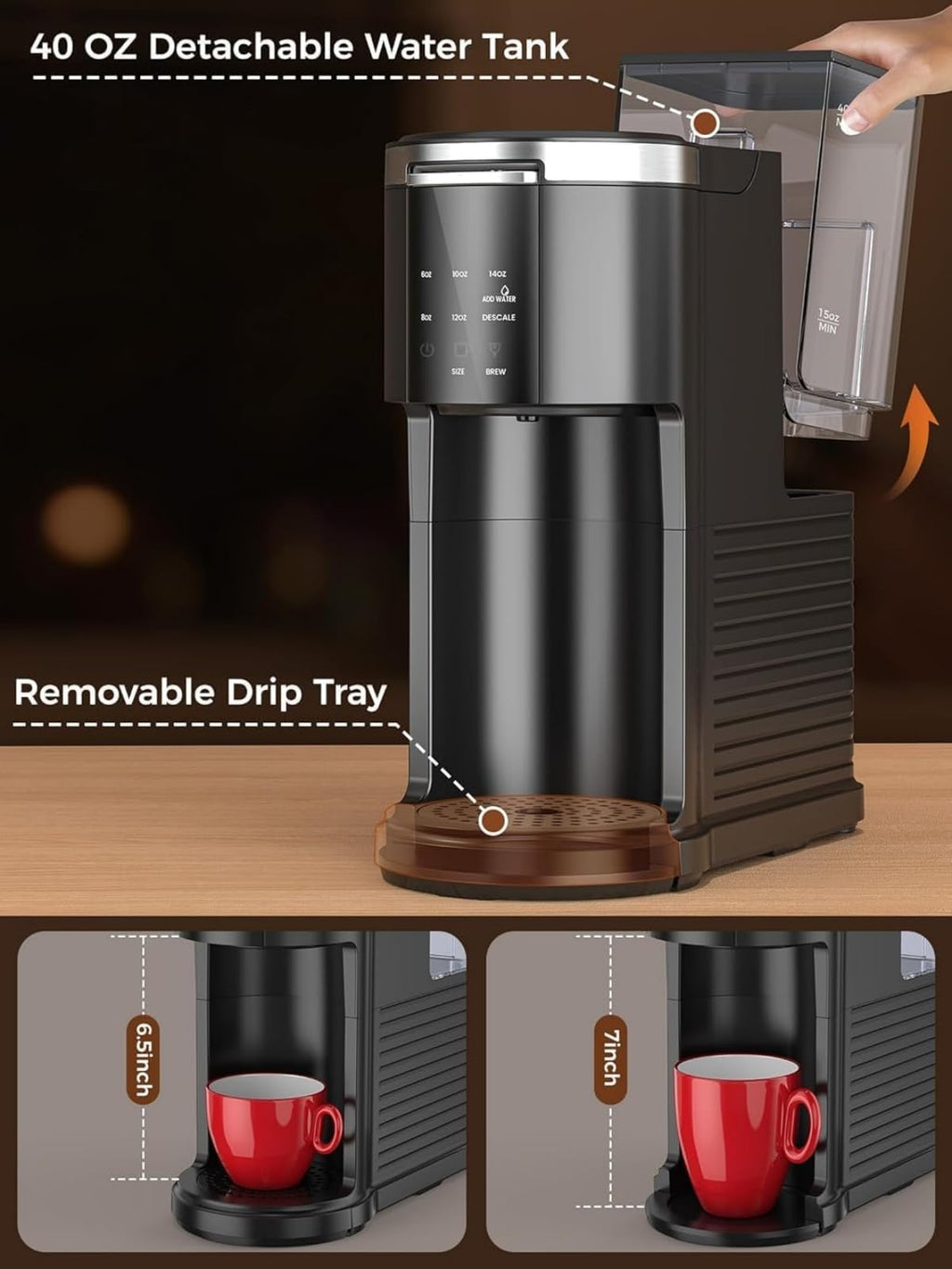 Single Serve Coffee Pod Maker S1405