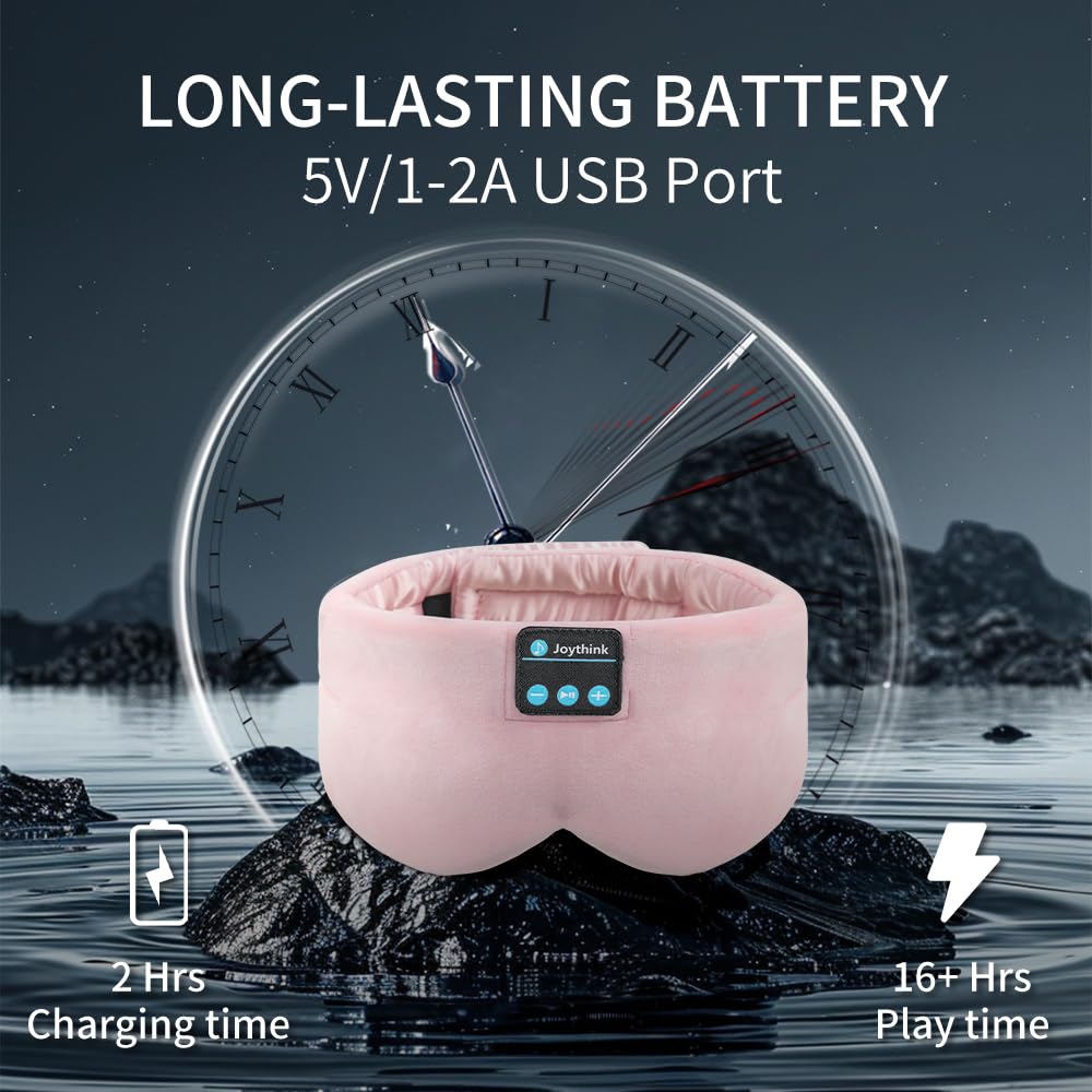 Silk Bluetooth Sleep Mask Headband Earphones E325