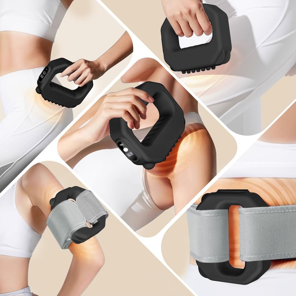 Adjustable Portable Cordless Full-Body Massager with Belt E98137