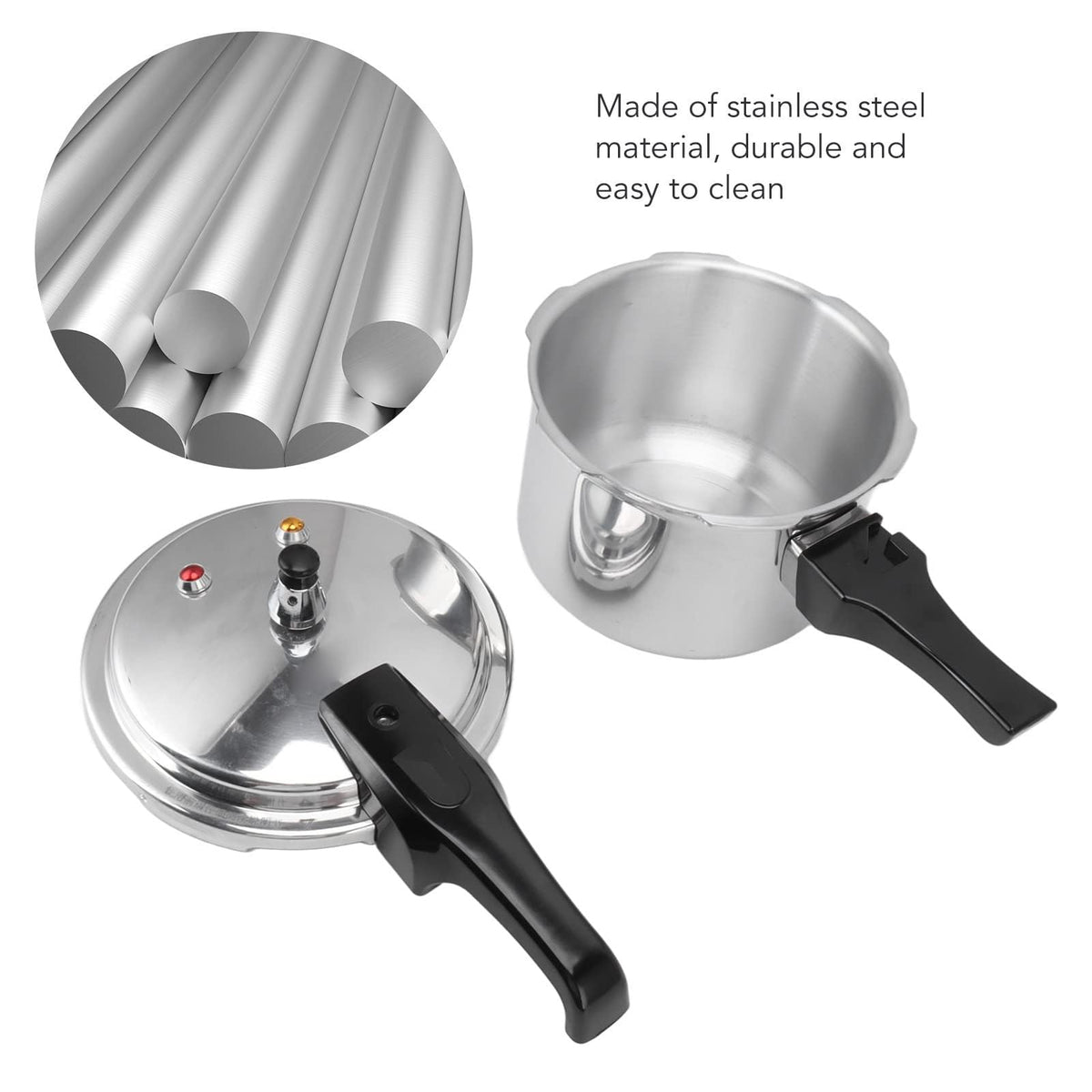 3L Stainless Steel Pressure Cooker Y717309