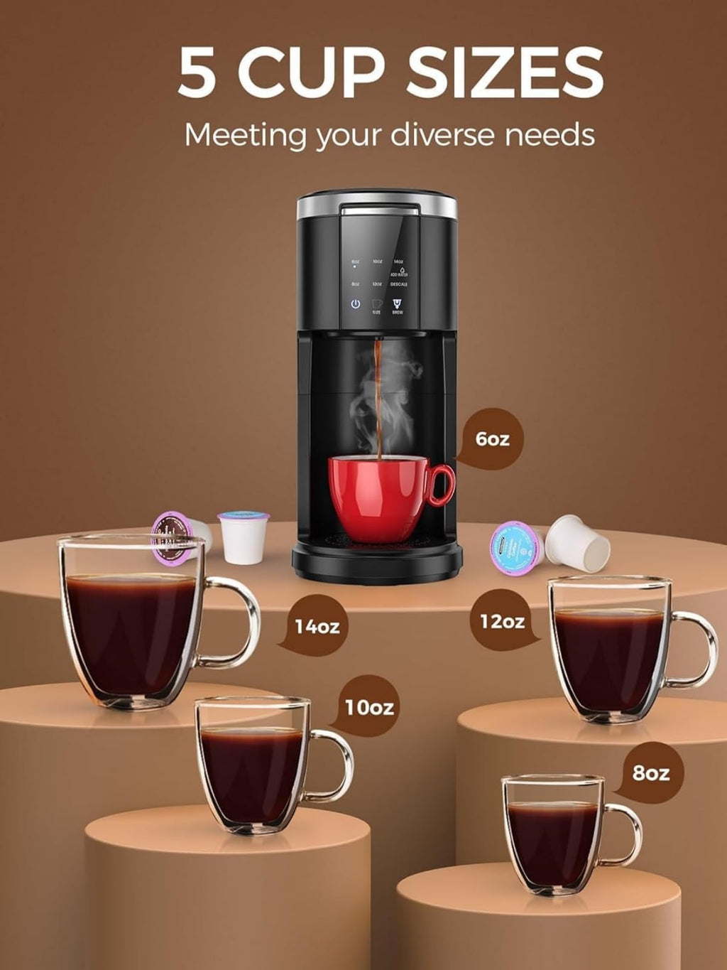 Single Serve Coffee Pod Maker S1405