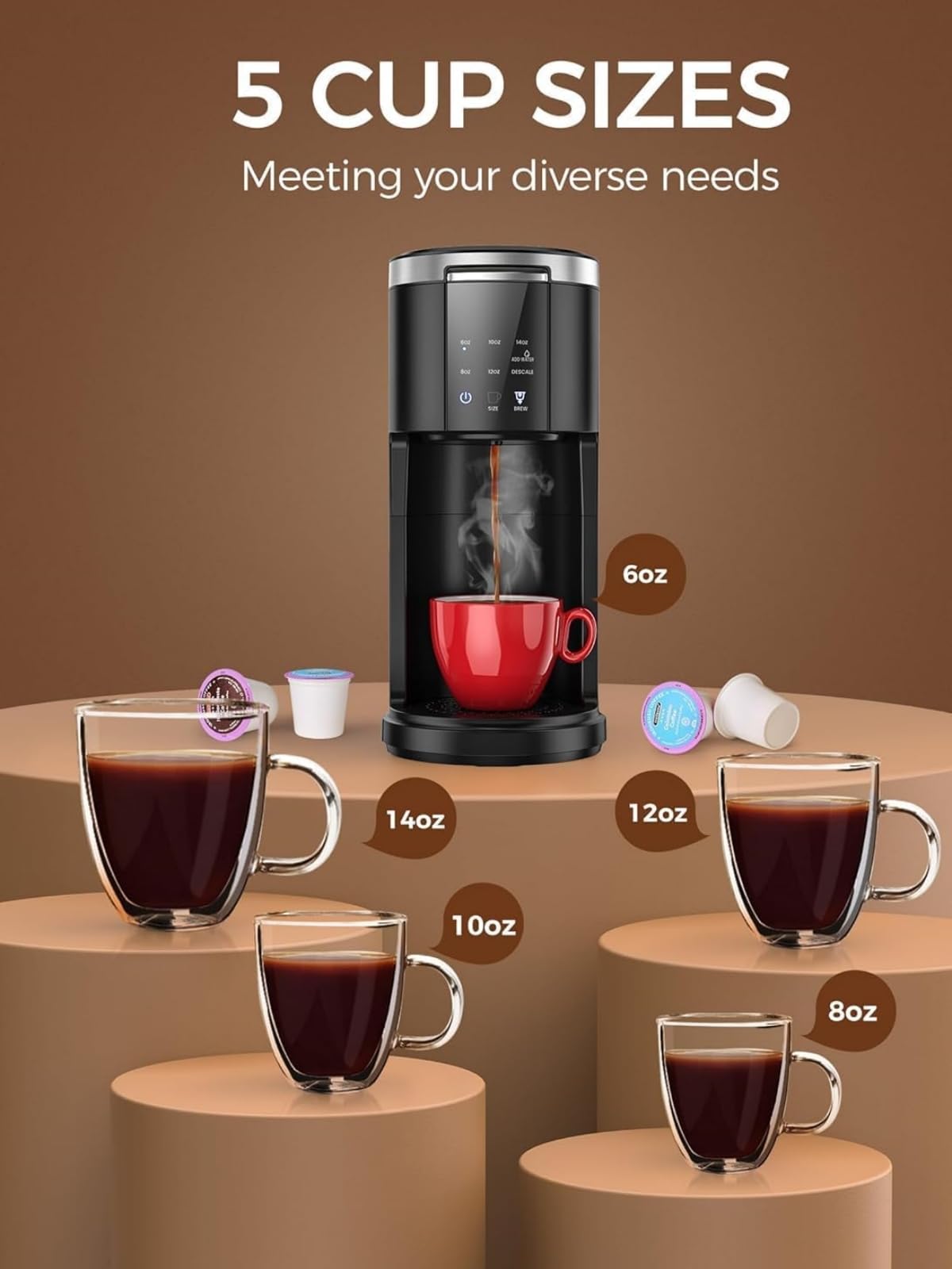 Single Serve Coffee Pod Maker S1405