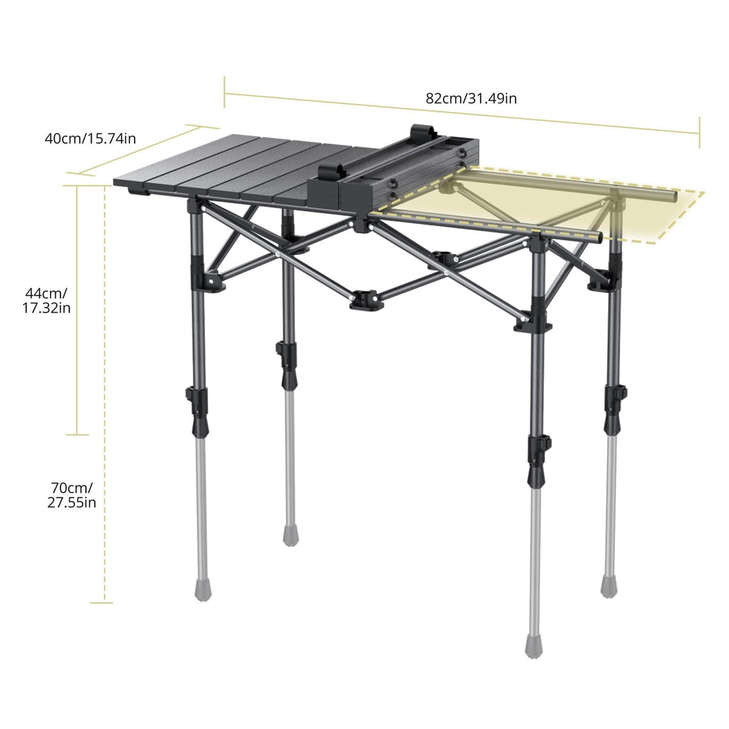 3ft Aluminum Roll Top Folding Camping Table R234626
