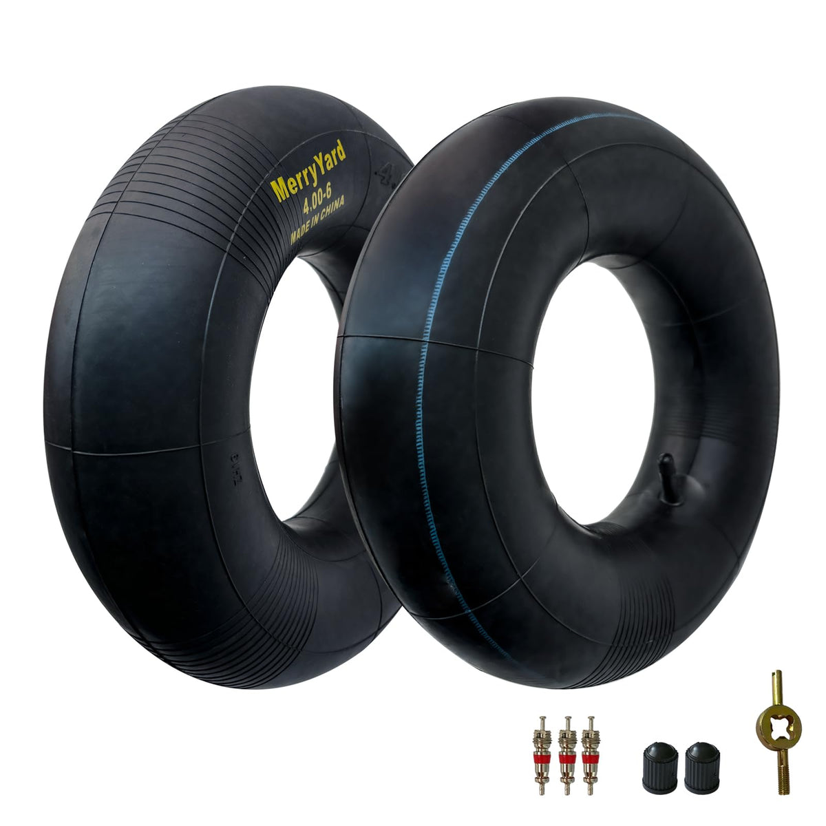 13 * 4.00-6" Inner Tubes TR13 Straight Valve Stem 2-Pack R162