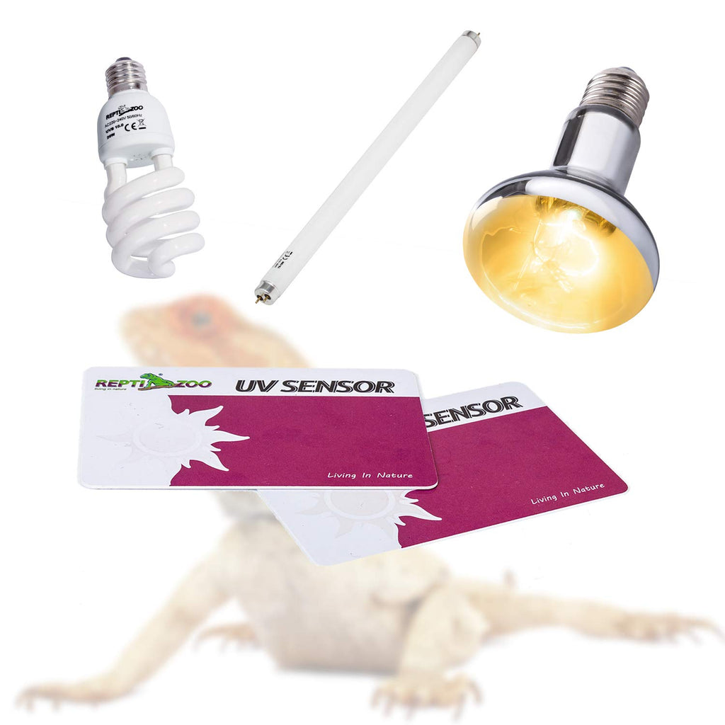 UVB Tester Reptile Lamp UV Sensor Set of 2 A299057