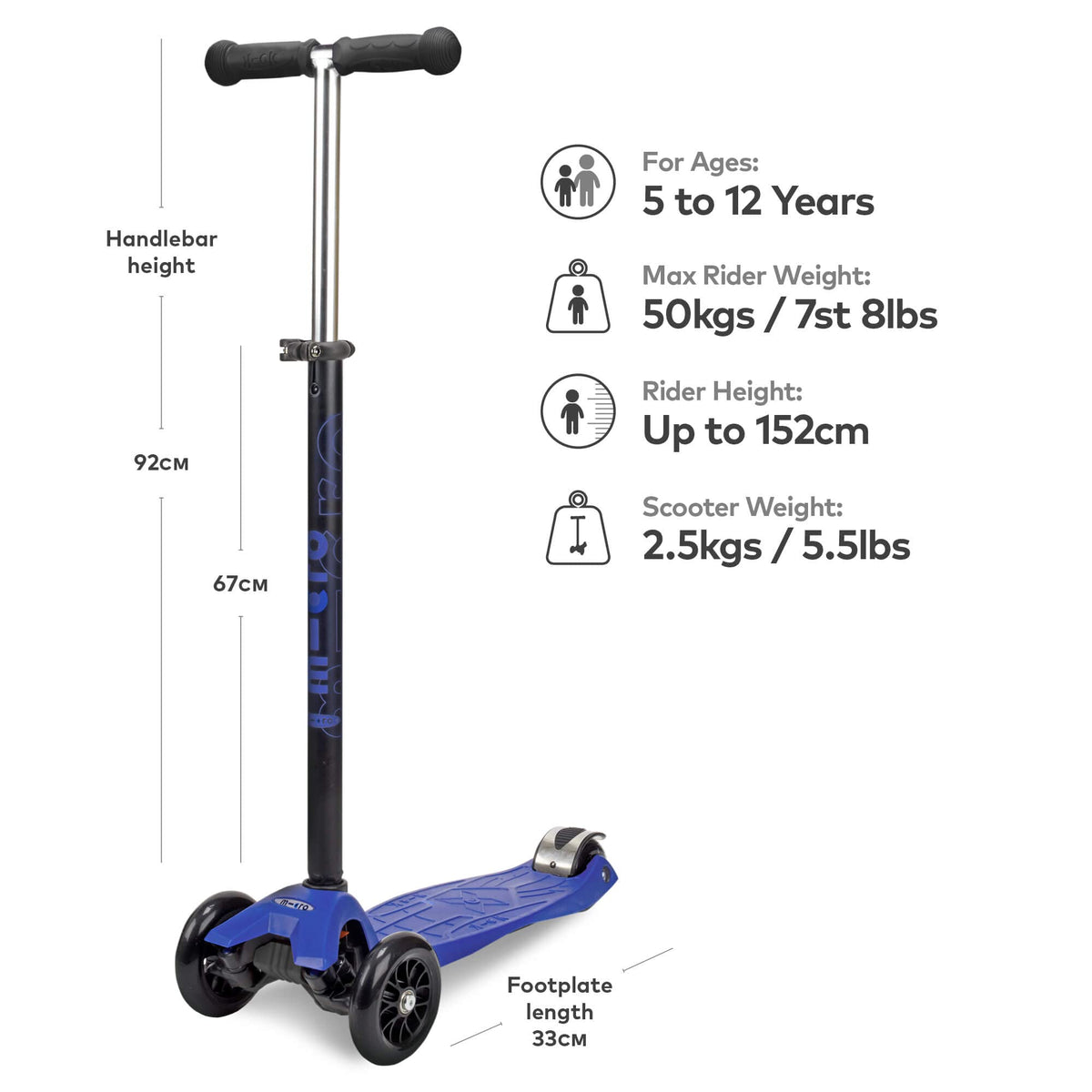 Kids 3 Wheel Scooter M94536
