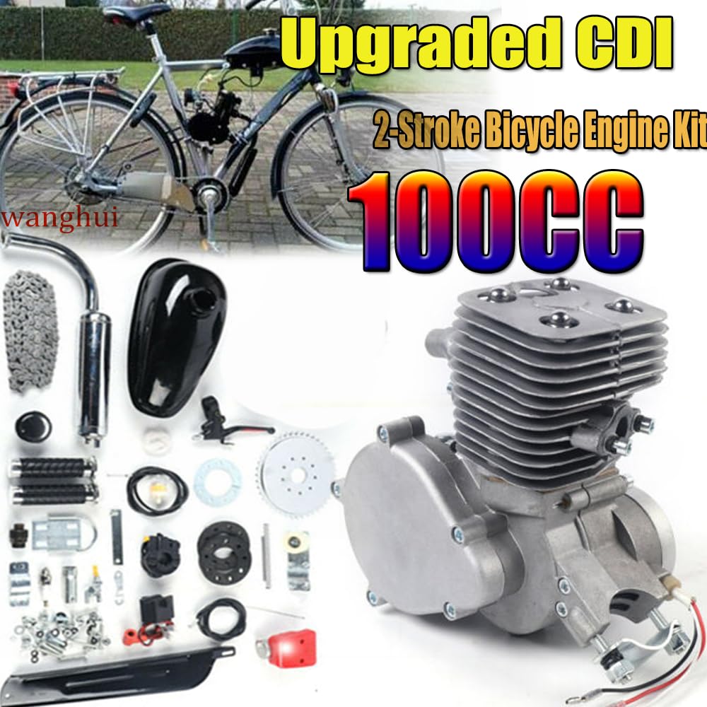 100cc 2-Stroke Bicycle Engine Kit with 44 Tooth Sprocket F385