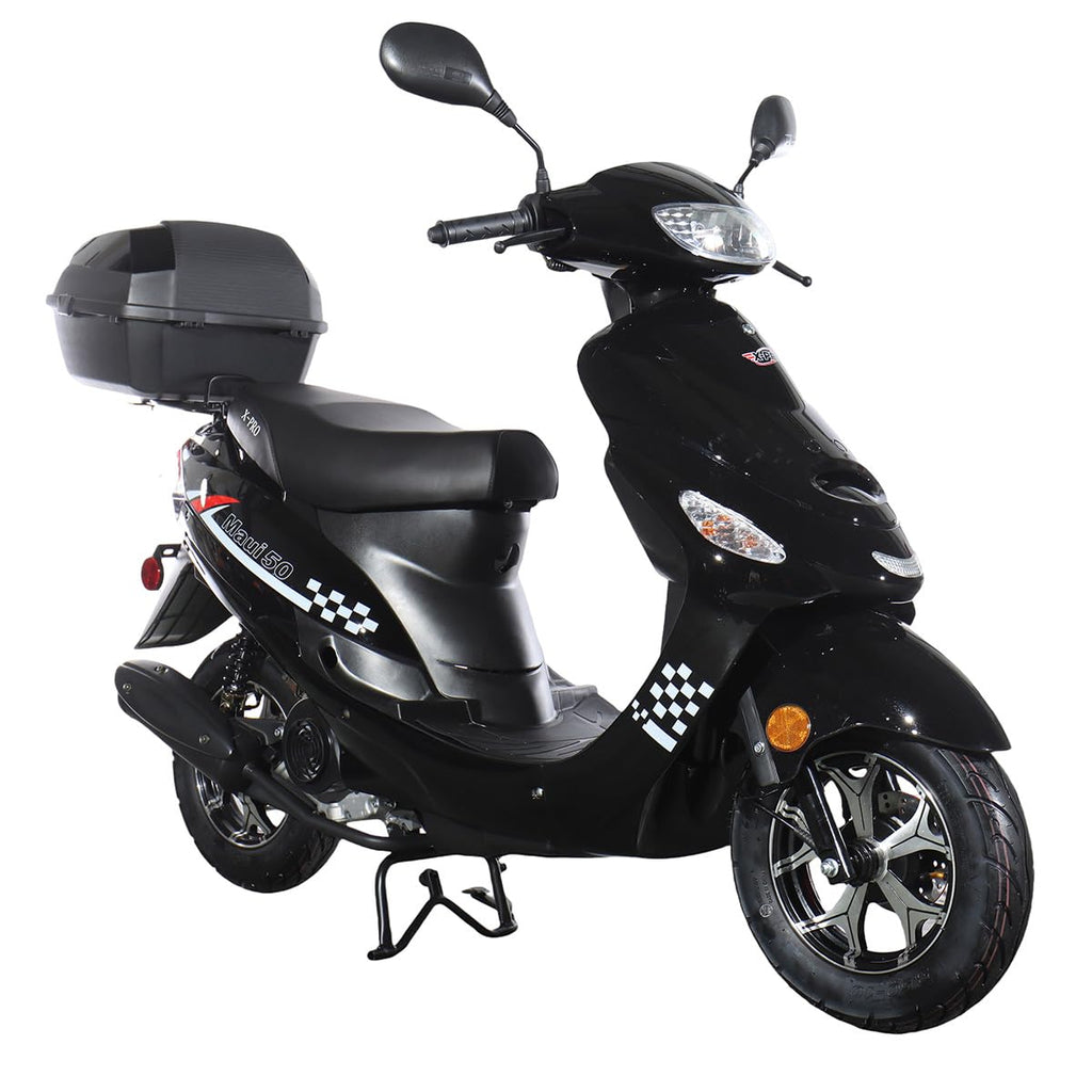 50cc Gas Moped Motorcycle with 10" Aluminum Wheels P618170