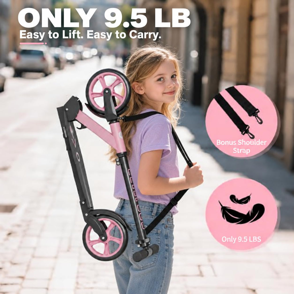 Lightweight Foldable Kick Scooter with Carry Strap G29443
