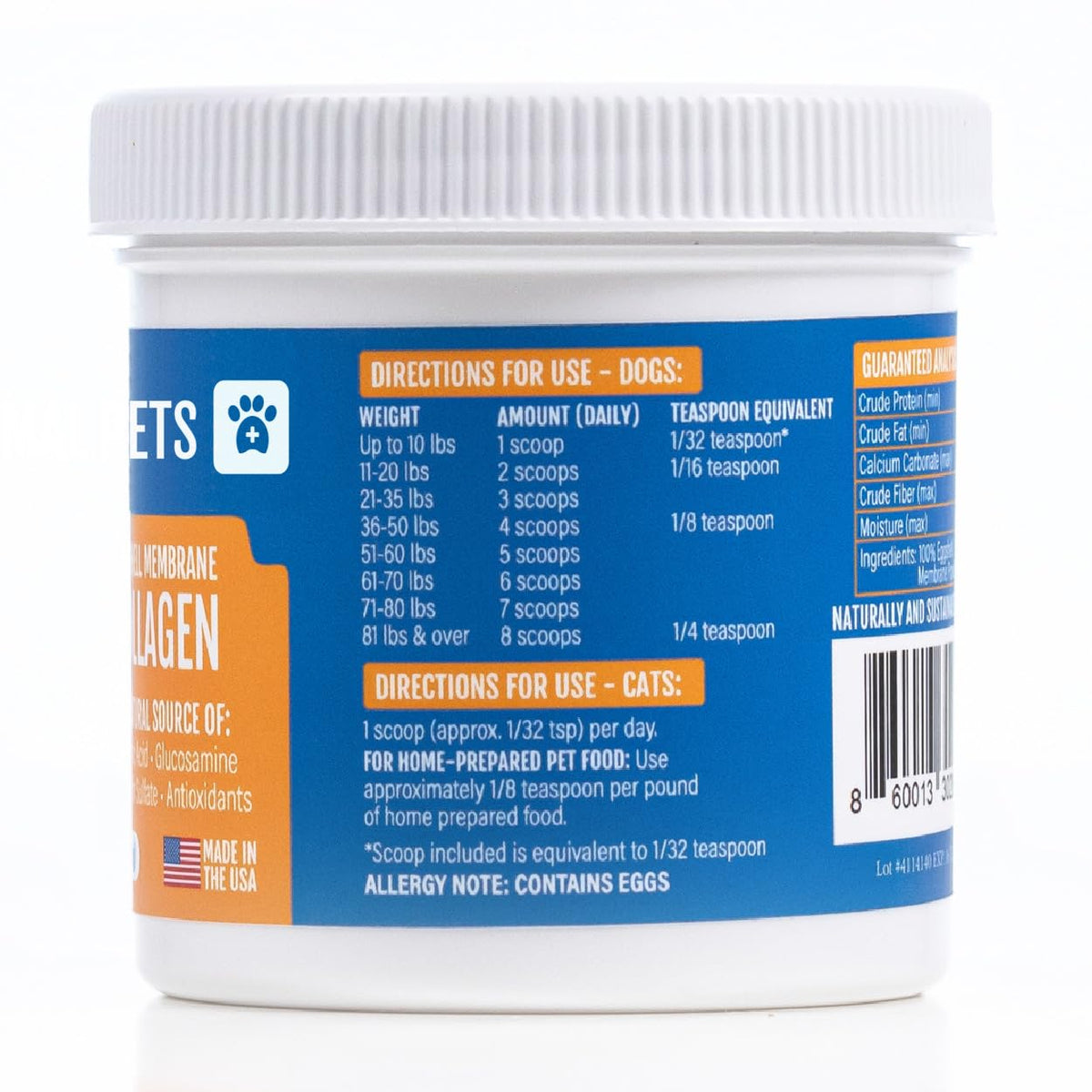 Eggshell Membrane Collagen Powder for Dogs I1601