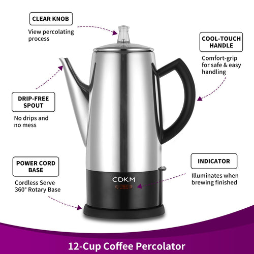 12-Cup Electric Percolator S47004