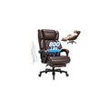 Brown Heavy Duty Reclining Executive Office Chair with Footrest Y517
