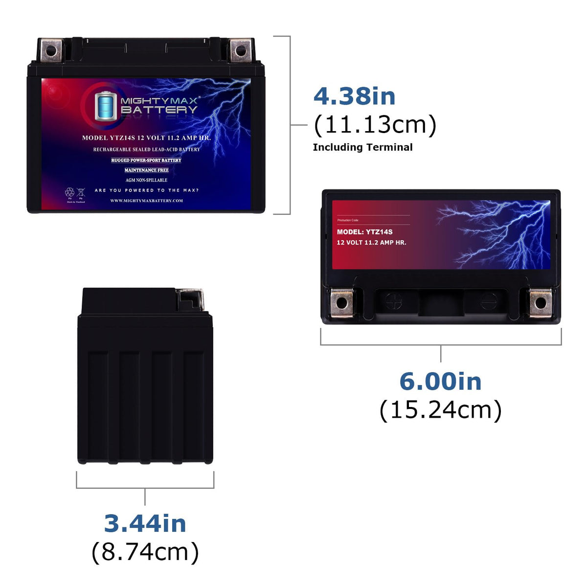 12V 11.2AH Replacement Battery 2 Pack Z6121