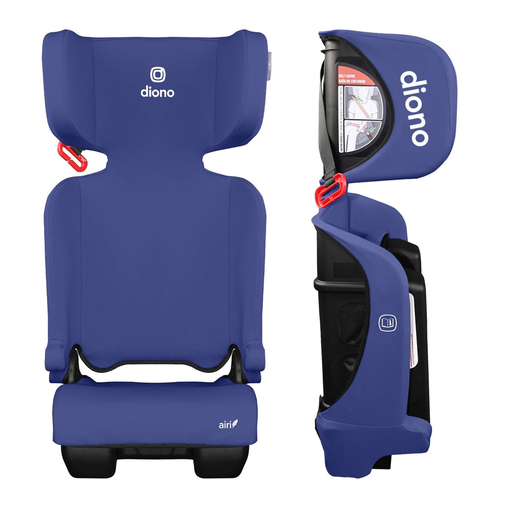 Foldable High Back Booster Seat, 40–100 lbs, Blue F552165