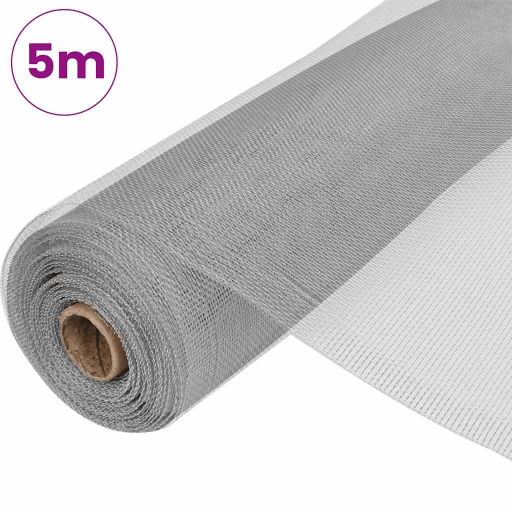 Aluminum Mesh Screen 39.4x196.9 Inches Silver L112