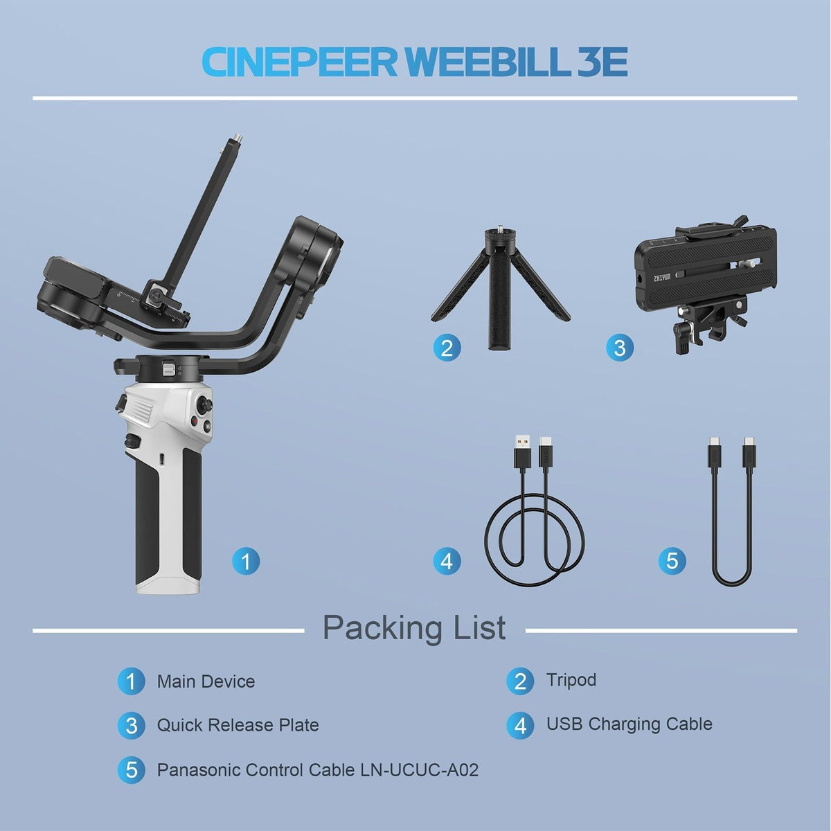 3-Axis Gimbal Stabilizer M216009